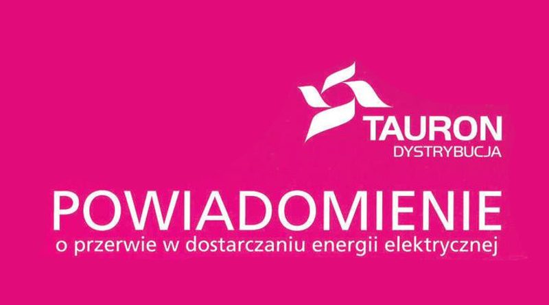 Powiadomienie o przerwie w dostawie energii elektrycznej, Niepołomice